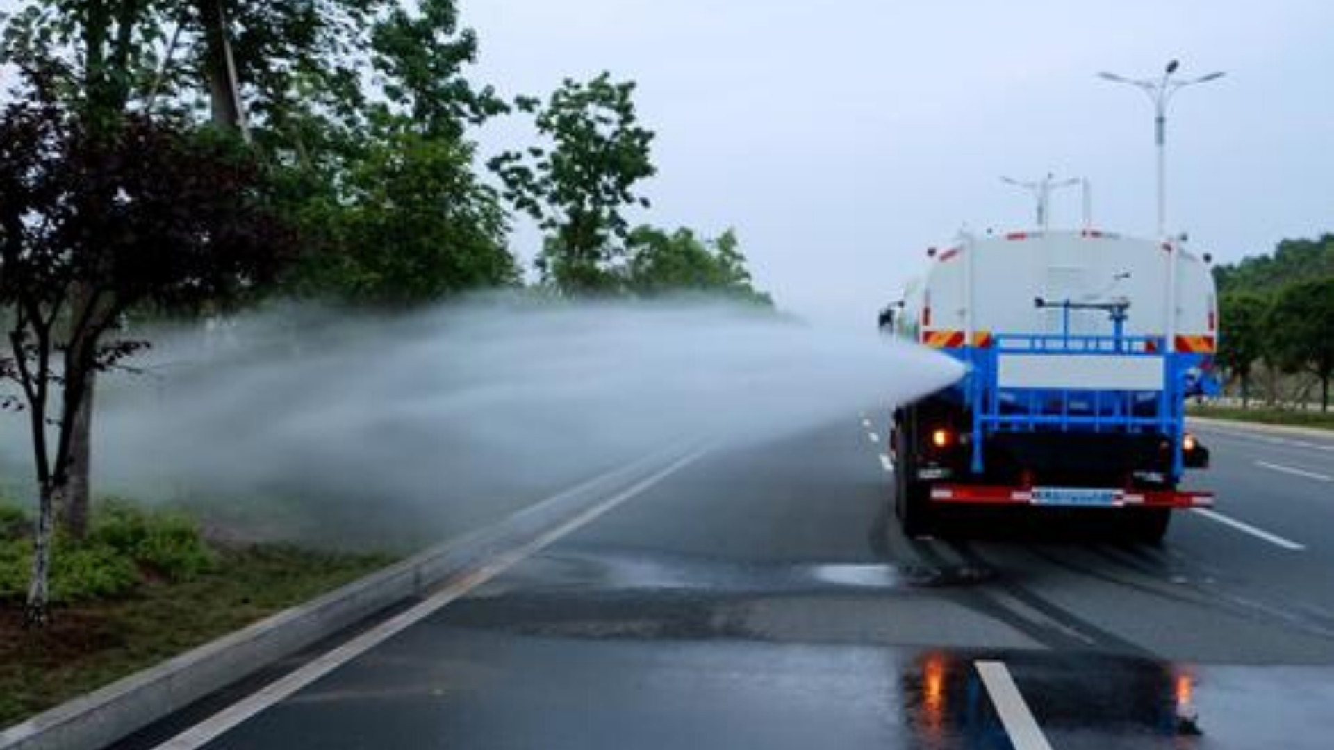 中国の散水車